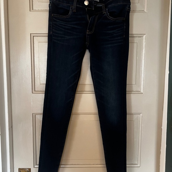 Women's Dark Blue Jeans - Picture 1 of 7